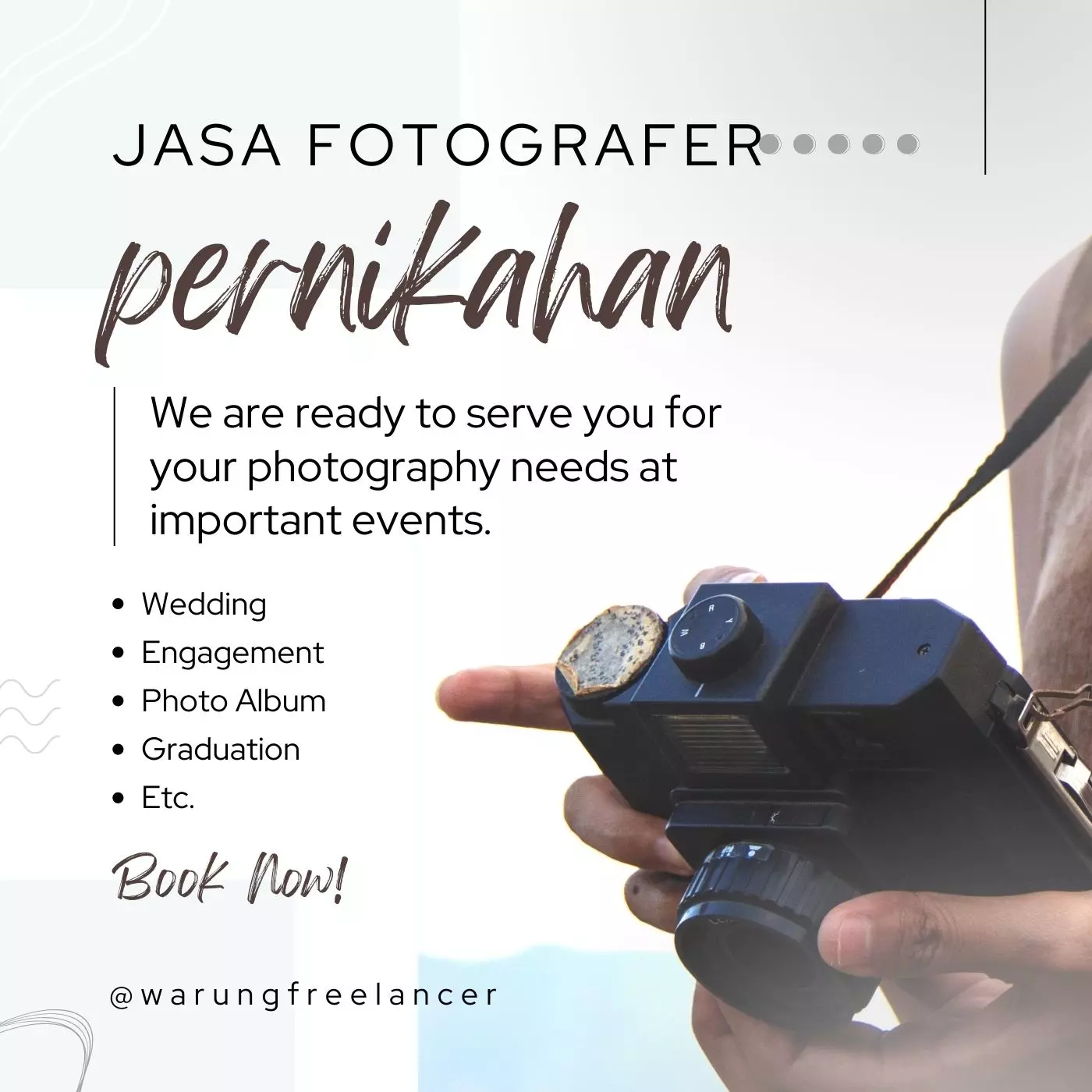 Jasa Photografer Pernikahan