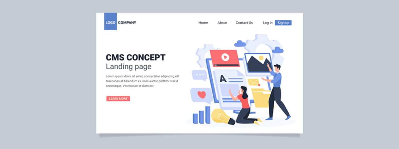 Template Web Personal Gradient Grow Your Business 