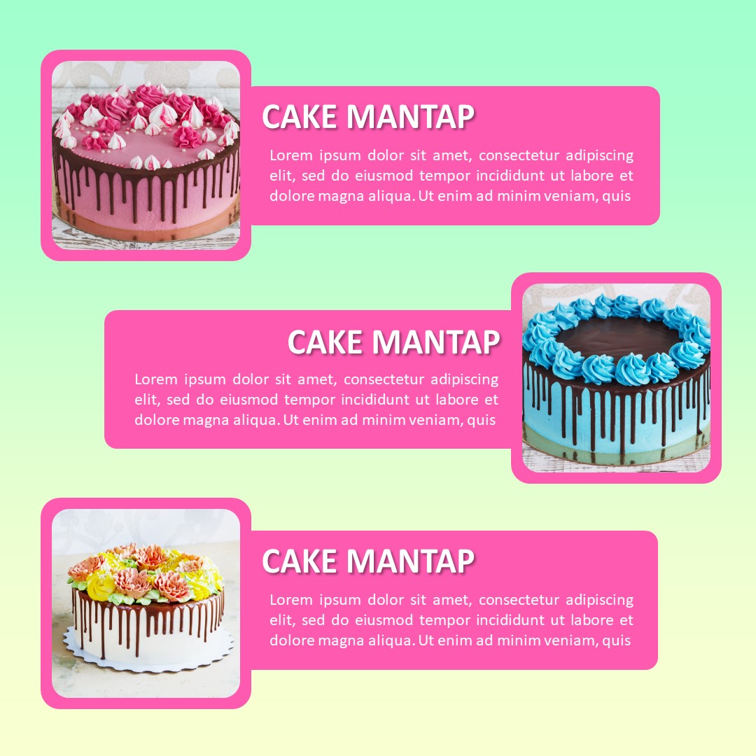 Download Template Feed Cake Catalog Promosion Gratis