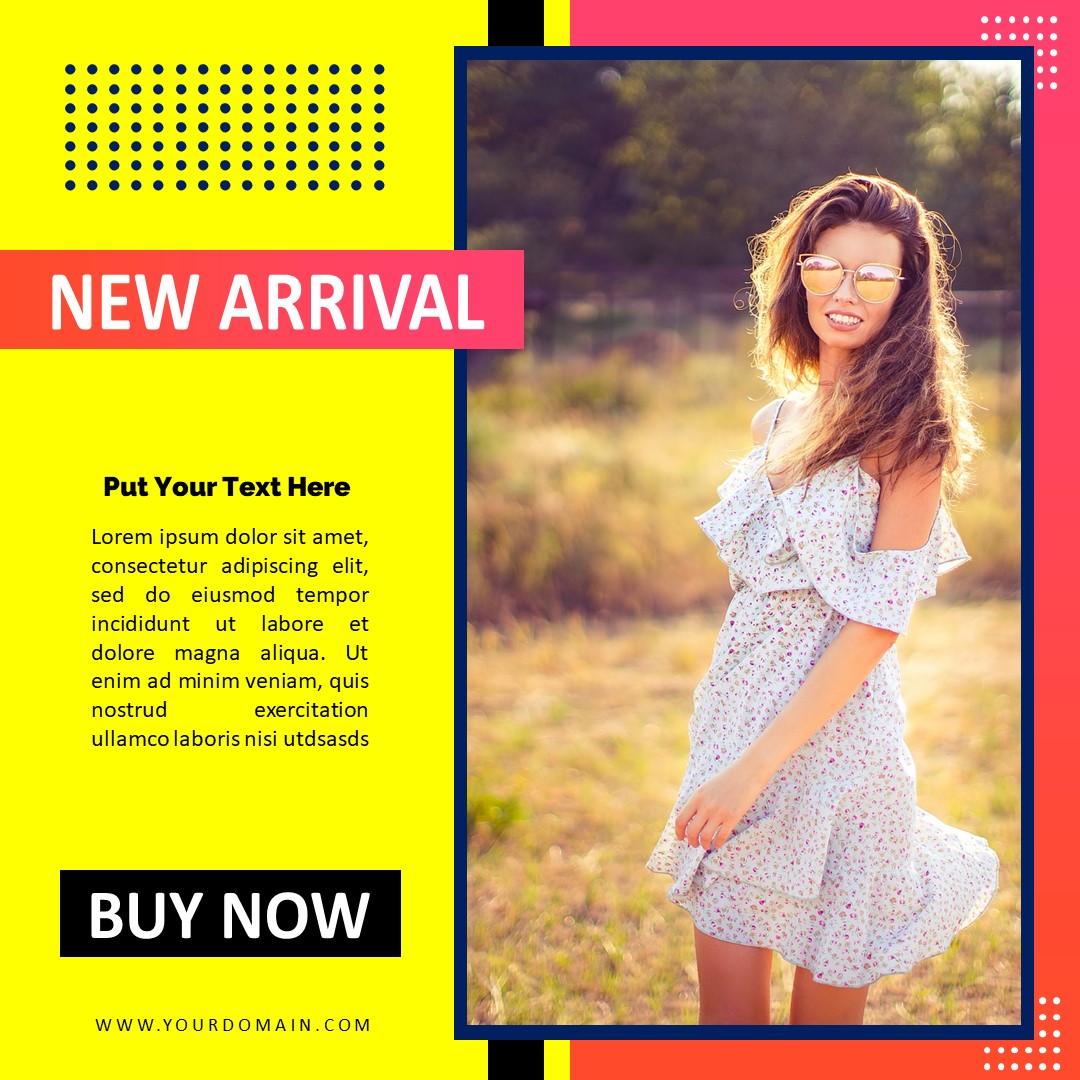Download Template Feed Pakaian For Summer Gratis
