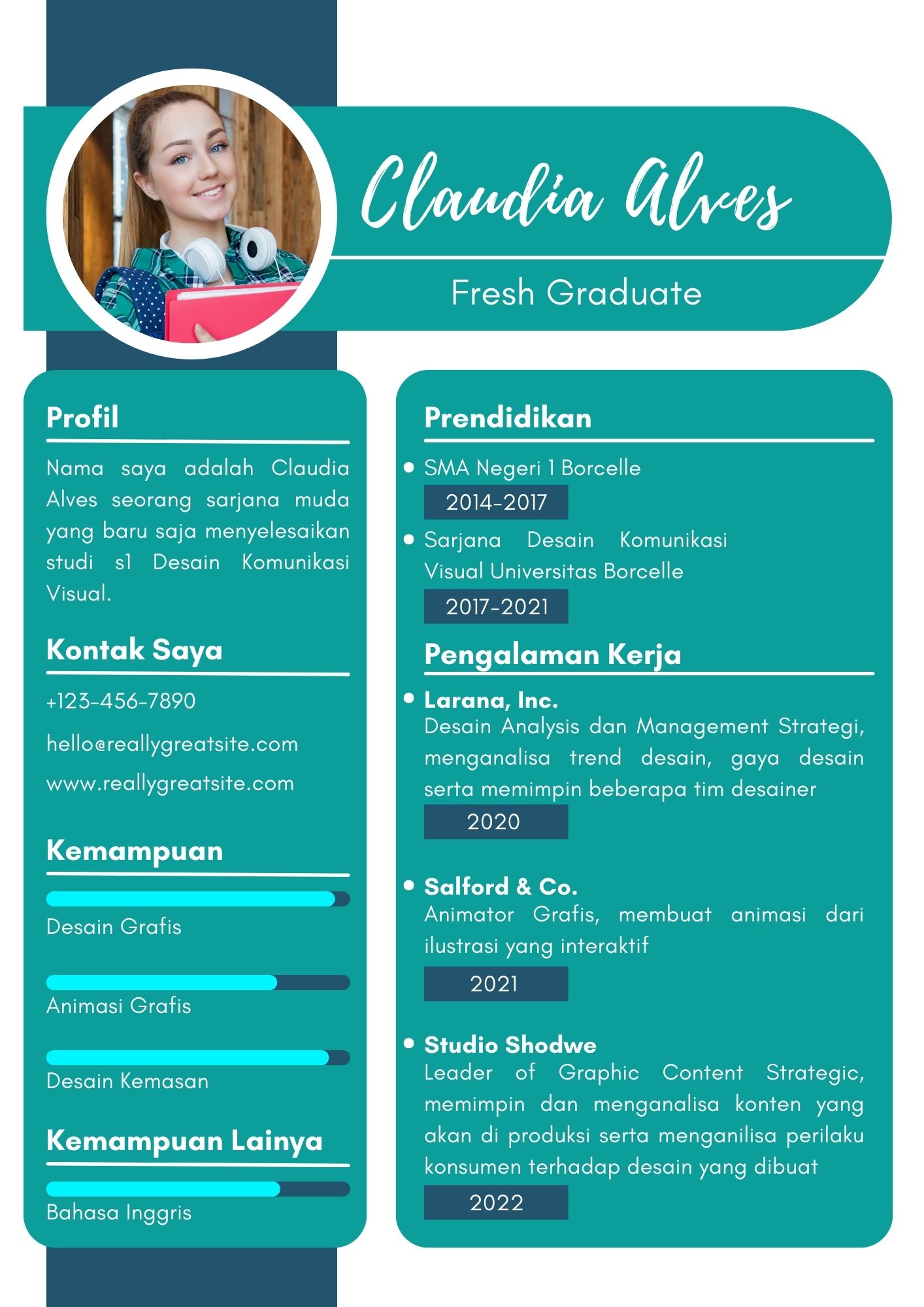 Hasil Gambar Untuk Contoh Desain Cv Hd Creative Cv Te Vrogue co