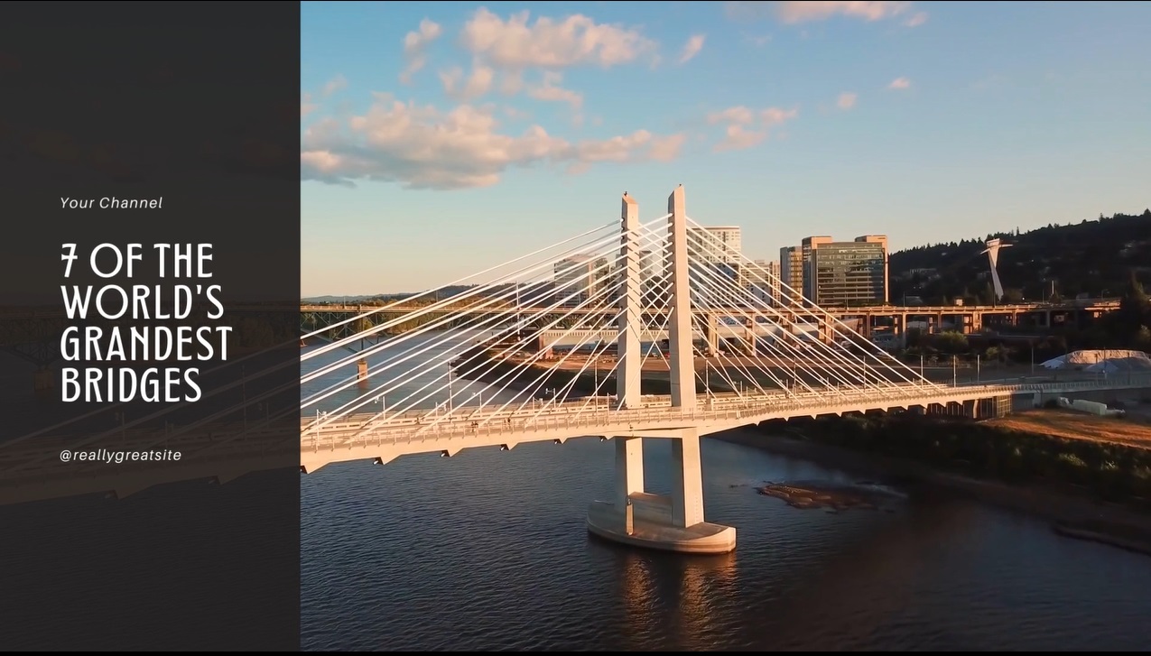 Download Template Video Youtube  World's Grandest Bridges  Gratis