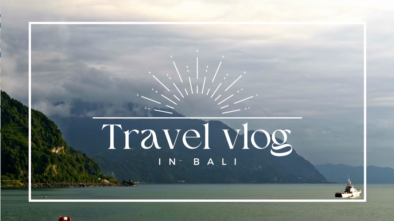 Download Template Video Youtube Travel Vlog Bali Gratis