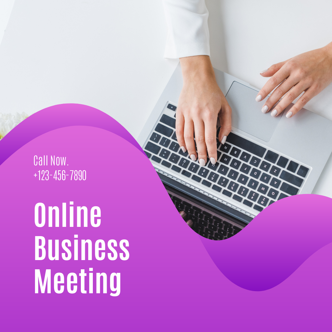 Download Template Web Personal Gradient Online Business Meeting Gratis