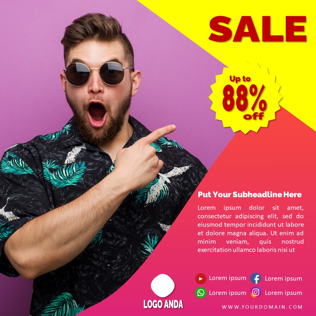 Download Template Feed Big Sale Casual Pria Part 3 Gratis Download Template Feed Big Sale Casual Pria Part 3 Gratis
