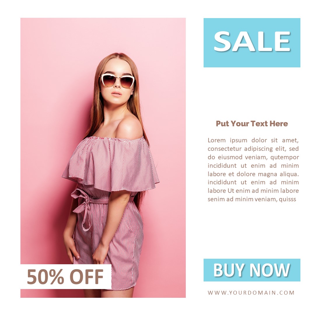 Download Template Feed Pakaian Casual Wanita Part 4 Gratis