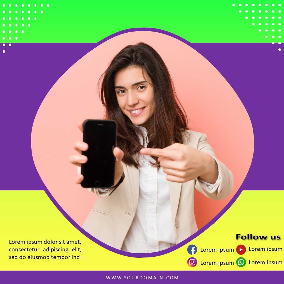 Download Template Feed Profil Picture Collour Full Part 5 Gratis