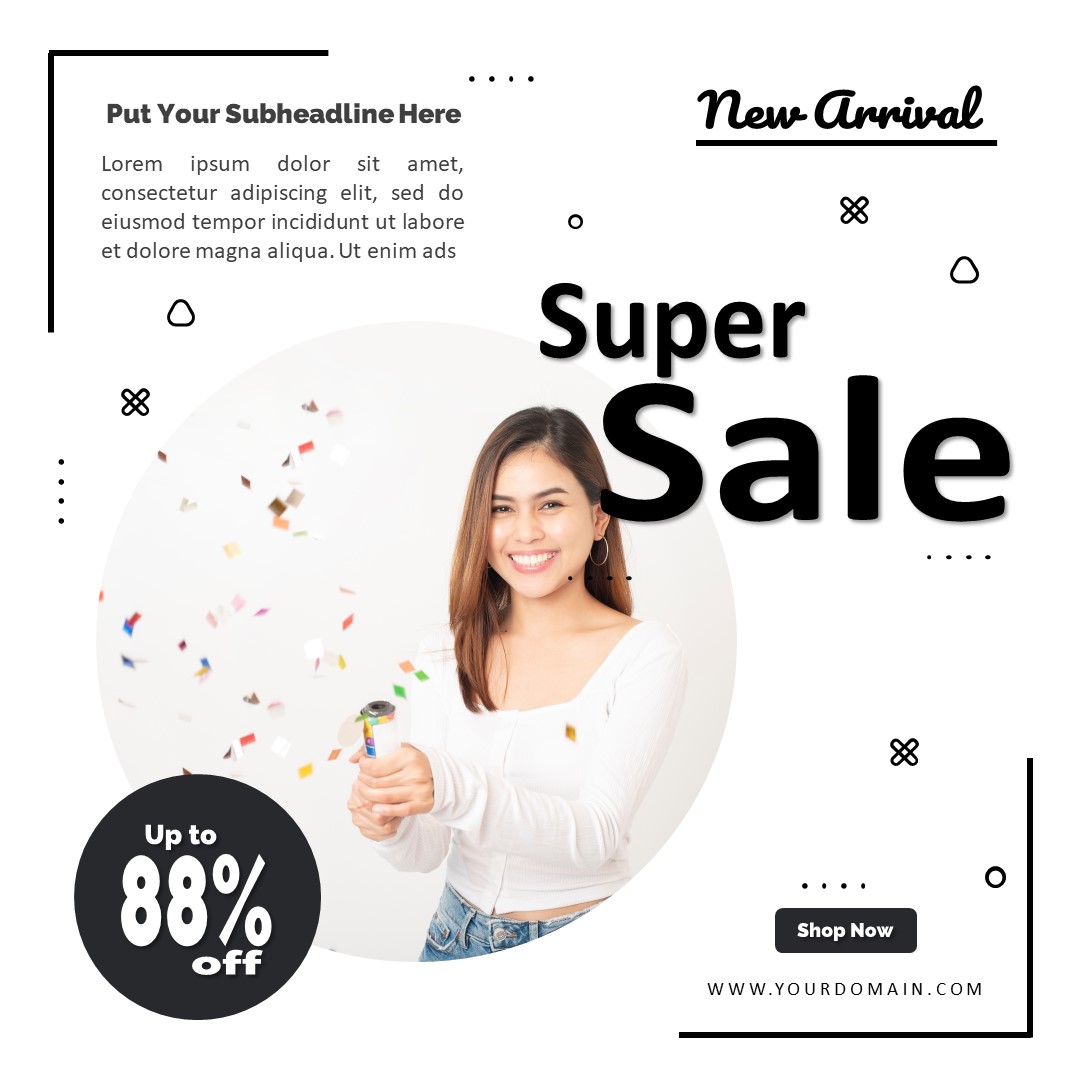 Download Template Feed Super Sale Pakaian Wanita Part 2 Gratis