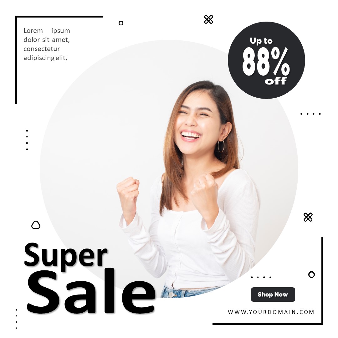 Download Template Feed Super Sale Pakaian Wanita Part 5 Gratis