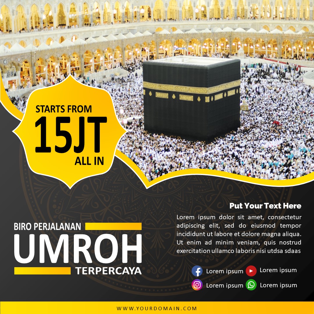 Download Template Promosi Haji Dan Umroh Part 9 Gratis