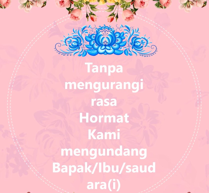 Download Template Undangan Pernikahan Pink Part 5 Gratis
