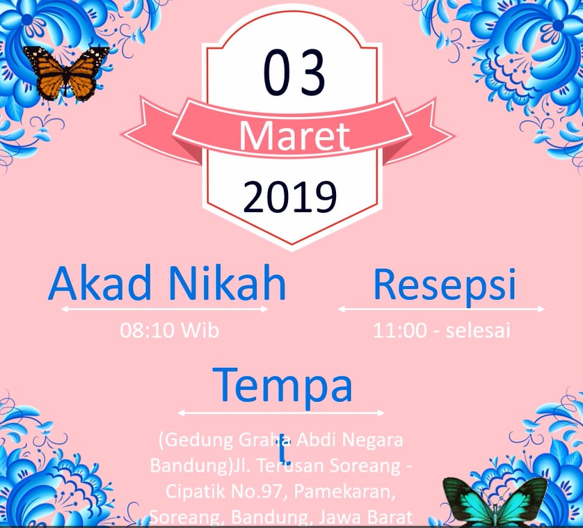 Download Template Undangan Pernikahan Pink Part 6 Gratis