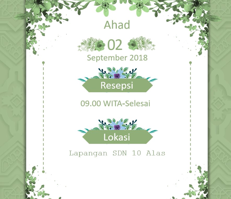 Download Template Undangan Pernikhan Putih Hijau keren Part 6 Gratis Download Template Undangan Pernikhan Putih Hijau keren Part 6 Gratis
